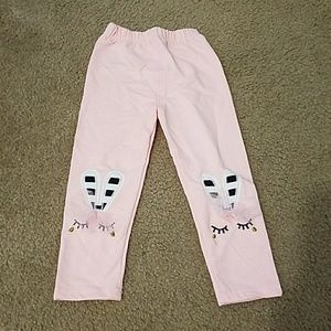 Pink bunny pants